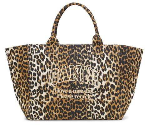 ganni leopard tote bag|ganni leopard crossbody bag.